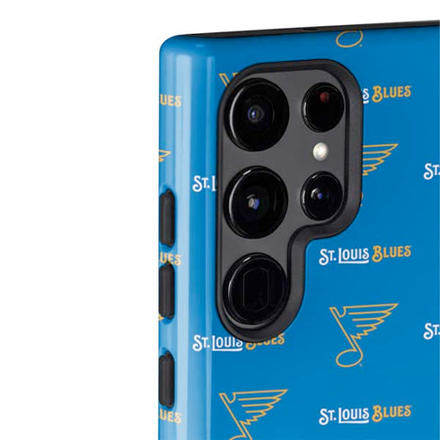 NHL St. Louis Blues Pattern Galaxy S22 Ultra Pro Case