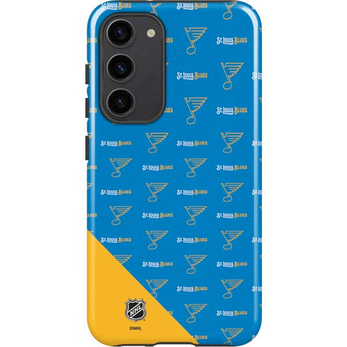 NHL St. Louis Blues Pattern Galaxy S23 Plus Pro Case