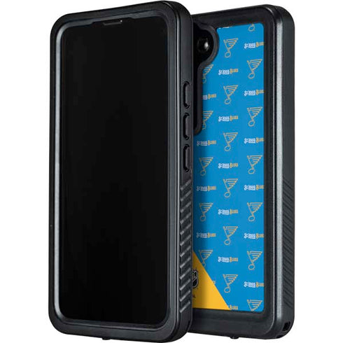 NHL St. Louis Blues Pattern Galaxy S23 Plus Waterproof Case