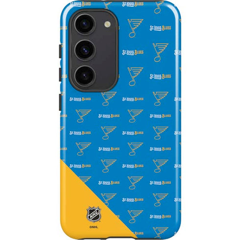NHL St. Louis Blues Pattern Galaxy S23 Pro Case