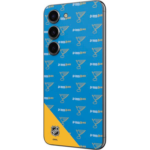 NHL St. Louis Blues Pattern Galaxy S23 Skin