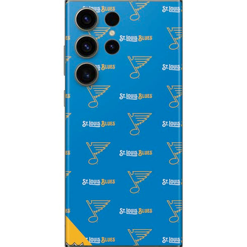 NHL St. Louis Blues Pattern Galaxy S23 Ultra Skin