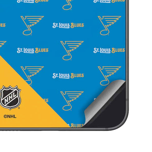 NHL St. Louis Blues Pattern Galaxy S24 Plus Skin