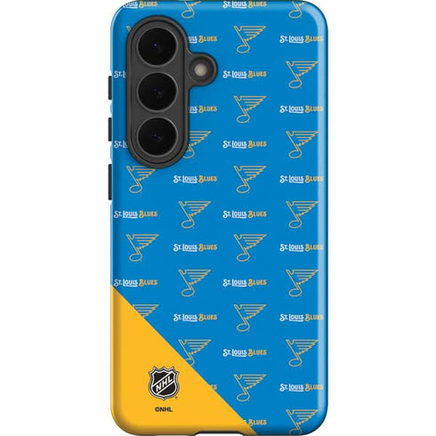 NHL St. Louis Blues Pattern Galaxy S26 Plus Impact Case