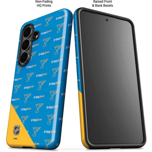 NHL St. Louis Blues Pattern Galaxy S26 Plus Impact Case