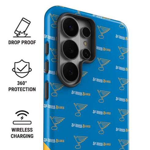 NHL St. Louis Blues Pattern Galaxy S26 Ultra Impact Case