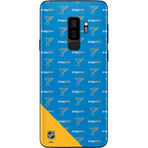 NHL St. Louis Blues Pattern Galaxy S9 Plus Skin