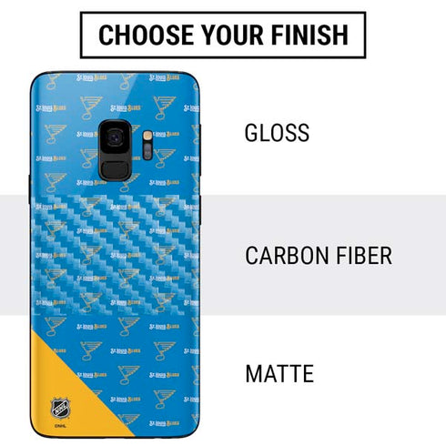 NHL St. Louis Blues Pattern Galaxy S9 Skin