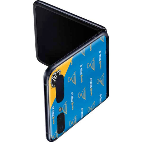 NHL St. Louis Blues Pattern Galaxy Z Flip Skin