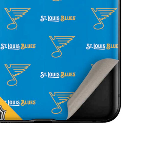 NHL St. Louis Blues Pattern Galaxy Z Flip Skin