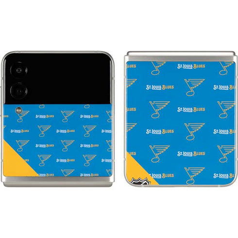 NHL St. Louis Blues Pattern Galaxy Z Flip3 5G Skin