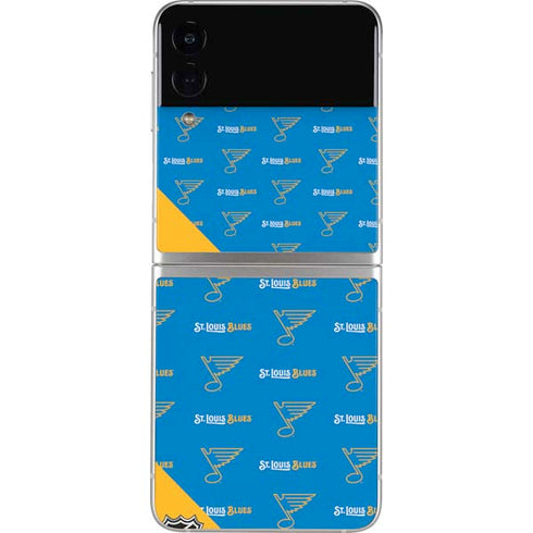 NHL St. Louis Blues Pattern Galaxy Z Flip3 5G Skin