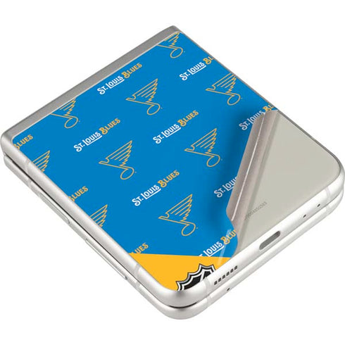 NHL St. Louis Blues Pattern Galaxy Z Flip3 5G Skin