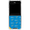 NHL St. Louis Blues Pattern Galaxy Z Flip6 Clear Case