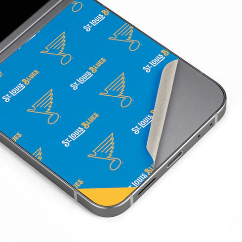 NHL St. Louis Blues Pattern Galaxy Z Flip6 Skin