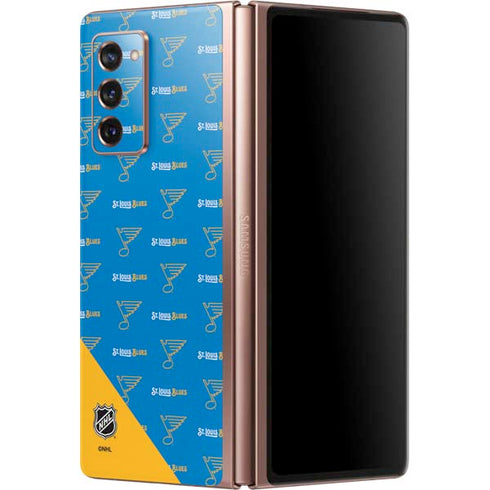 NHL St. Louis Blues Pattern Galaxy Z Fold2 5G Skin