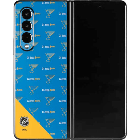 NHL St. Louis Blues Pattern Galaxy Z Fold3 5G Skin