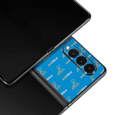 NHL St. Louis Blues Pattern Galaxy Z Fold3 5G Skin