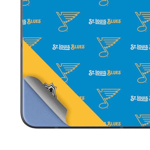 NHL St. Louis Blues Pattern Galaxy Z Fold5 5G Skin
