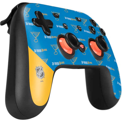 NHL St. Louis Blues Pattern Google Stadia Controller Skin