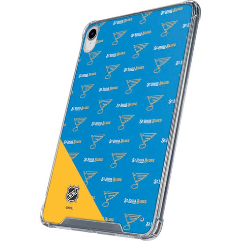 NHL St. Louis Blues Pattern iPad 11th Gen (2025) Clear Case