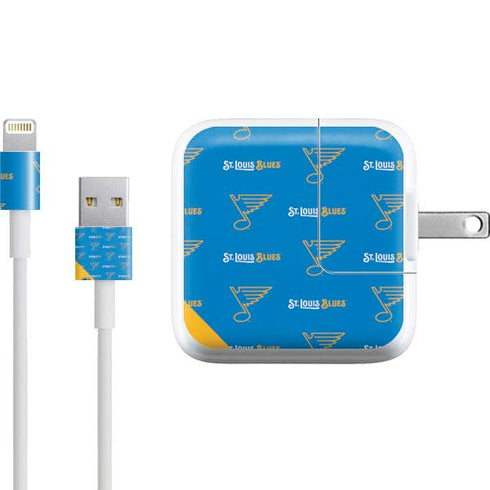 NHL St. Louis Blues Pattern iPad Charger (10W USB) Skin