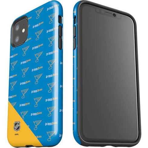 NHL St. Louis Blues Pattern iPhone 11 Impact Case