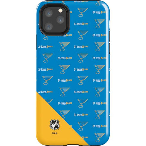 NHL St. Louis Blues Pattern iPhone 11 Pro Max Impact Case