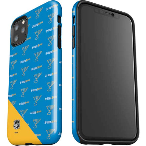 NHL St. Louis Blues Pattern iPhone 11 Pro Max Impact Case