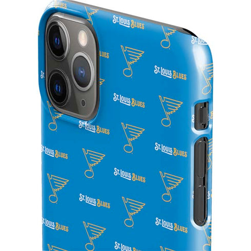 NHL St. Louis Blues Pattern iPhone 11 Pro Max Lite Case