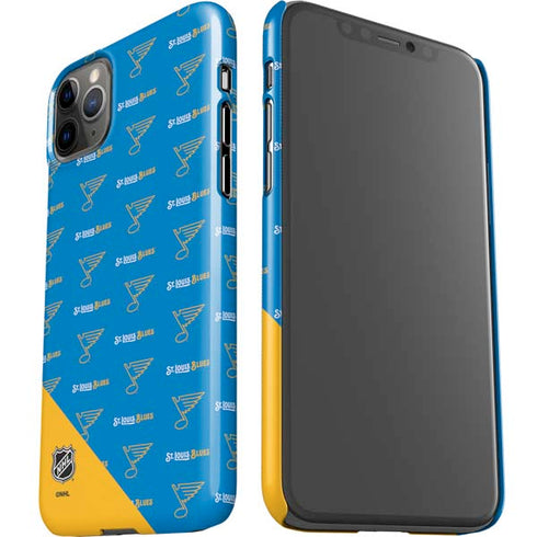 NHL St. Louis Blues Pattern iPhone 11 Pro Max Lite Case