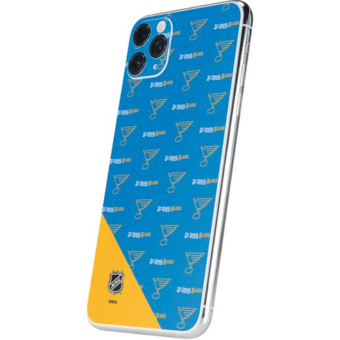 NHL St. Louis Blues Pattern iPhone 11 Pro Max Skin