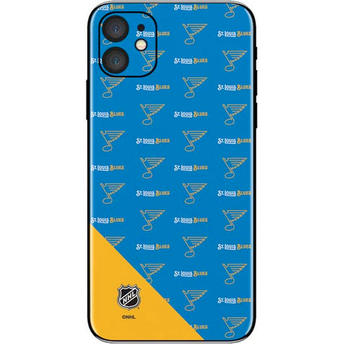NHL St. Louis Blues Pattern iPhone 11 Skin