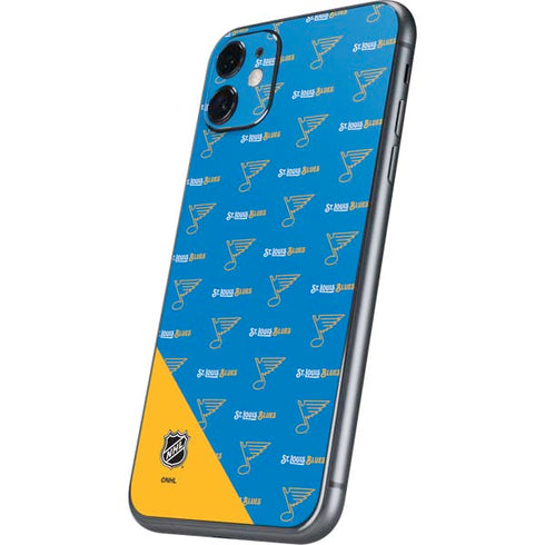 NHL St. Louis Blues Pattern iPhone 11 Skin