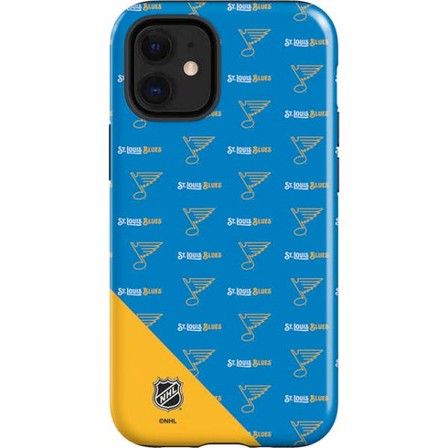NHL St. Louis Blues Pattern iPhone 12 Mini Impact Case