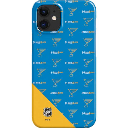 NHL St. Louis Blues Pattern iPhone 12 Mini Lite Case