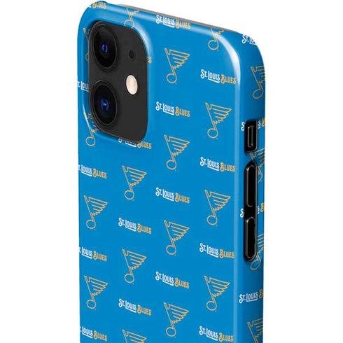 NHL St. Louis Blues Pattern iPhone 12 Mini Lite Case