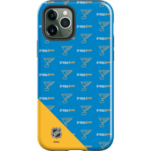 NHL St. Louis Blues Pattern iPhone 12 Pro Max Impact Case