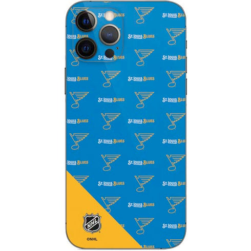 NHL St. Louis Blues Pattern iPhone 12 Pro Skin