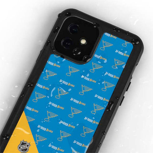 NHL St. Louis Blues Pattern iPhone 12 Waterproof Case