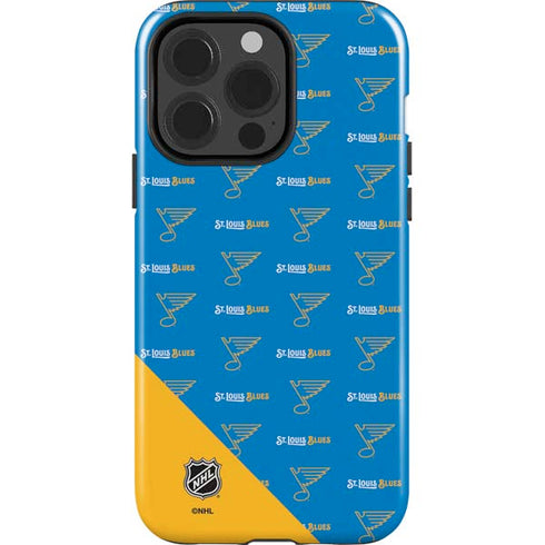 NHL St. Louis Blues Pattern iPhone 13 Pro Impact Case