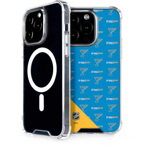 NHL St. Louis Blues Pattern iPhone 13 Pro MagSafe Case