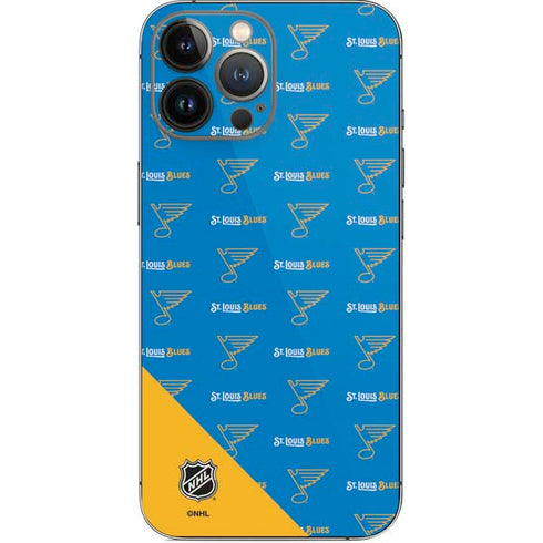 NHL St. Louis Blues Pattern iPhone 14 Pro Max Skin