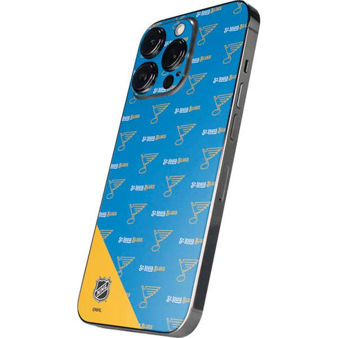 NHL St. Louis Blues Pattern iPhone 14 Pro Skin