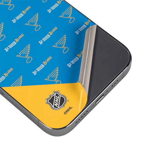 NHL St. Louis Blues Pattern iPhone 14 Pro Skin