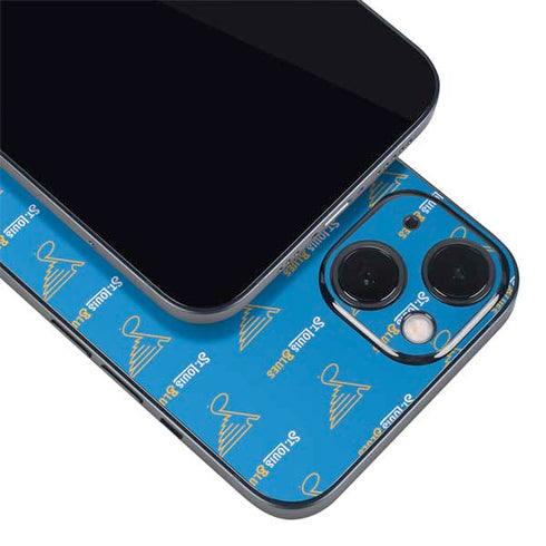 NHL St. Louis Blues Pattern iPhone 15 Plus Skin