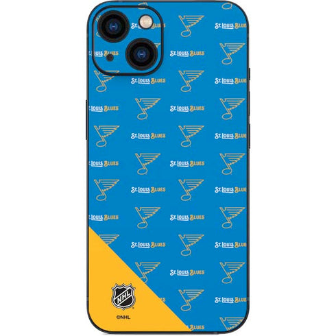 NHL St. Louis Blues Pattern iPhone 15 Skin