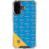 NHL St. Louis Blues Pattern iPhone 16 Plus Clear Case