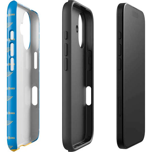 NHL St. Louis Blues Pattern iPhone 16 Plus Impact Case