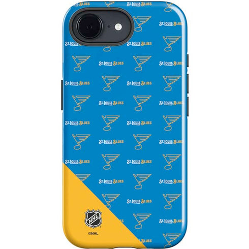NHL St. Louis Blues Pattern iPhone 16e Impact Case
